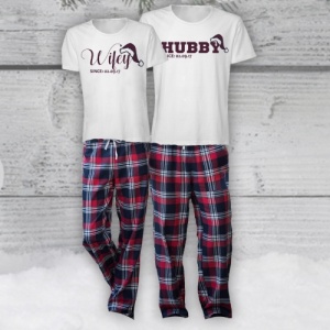 Hubby / Wifey Xmas Pyjama Set